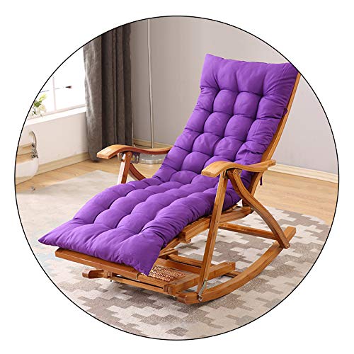 Chaise à bascule en bambou pour des moments de détente au jardin