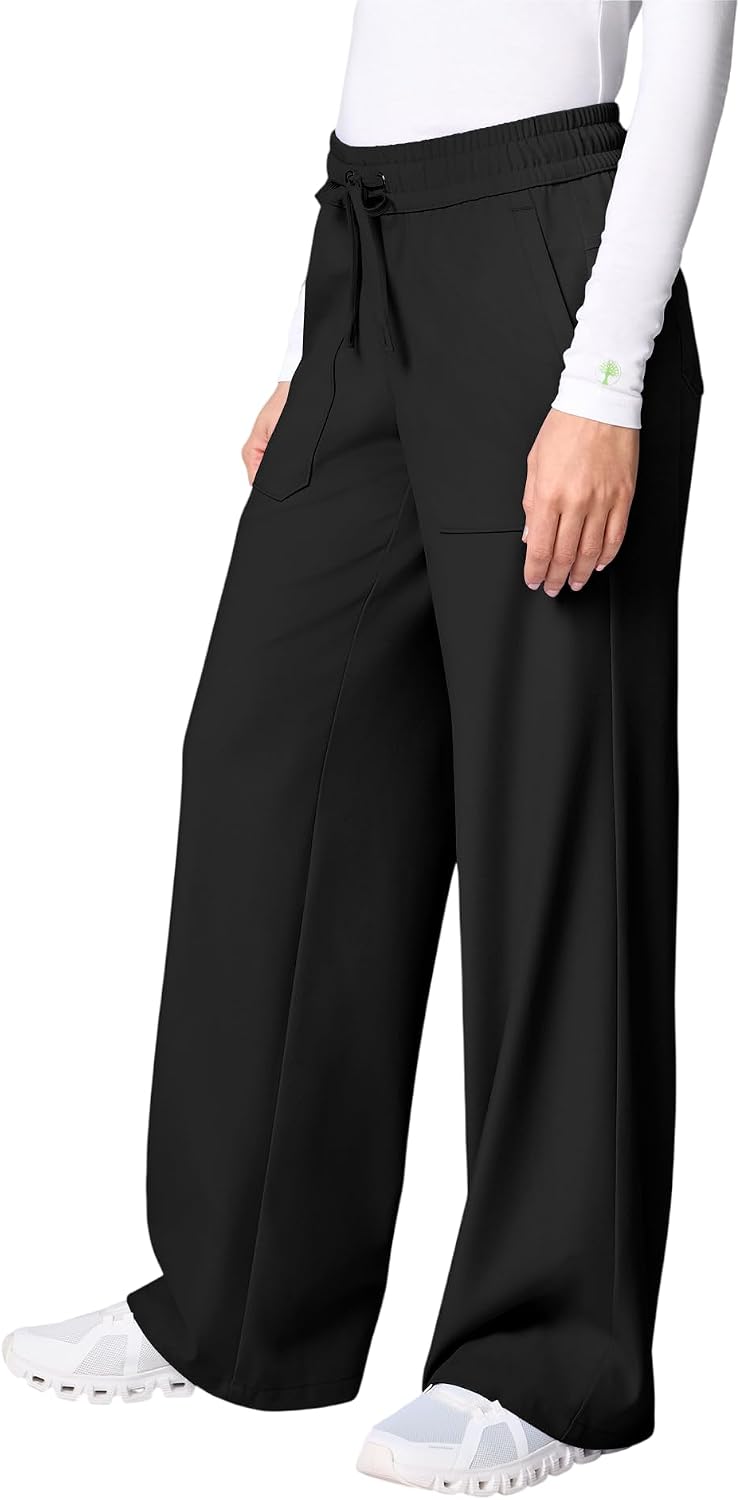 Healing Hands EVRY Women's Wide Leg Scrub Pants with Elastic Waist