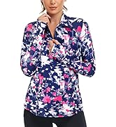 Cucuchy Womens V Neck Golf Polo Shirts Moisture Wicking Sports Workout Tops