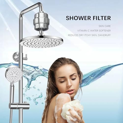 New High Efficiency Regenerative Shower Filter, Shower Filter to Remove Hard Water, Chlorine, Heavy Metals and More, Shower Filter to Dramatically Improve Skin and Hair - Water Softening Shower Filter by PALBAO - Image 9