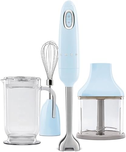 Smeg Pastel Blue Retro Hand Blender HBF03PBEU