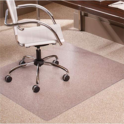 Chair Mat For Carpet- Low Pile, 46 By 60-Inch Rectangle, Clear Vinyl #TOP6