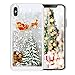 Iphone 6/6s Funny Case,Fusicase New Fashion Style Christmas Tree Rudolph Pattern Flowing Liquid Floating Luxury Bling Glitter Sparkle Case Cover For Iphone 6/6s 4.7"