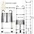 Telescopic Ladder, 20.34FT Aluminum Telescoping Ladder with Stable Hook and Non-Slip Feet, RIKADE Portable Extension Ladder for Household and Outdoor Working, 330lb Capacity