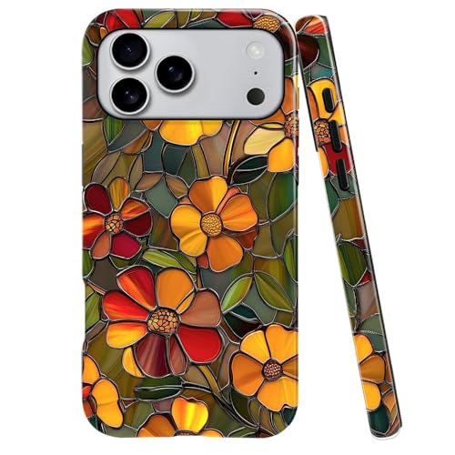 Coque fleur vitrail Z10MJ Pro Max, le cadeau idéal pour femme