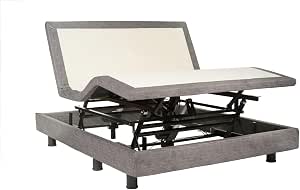 Golden Passport Hi Low Adjustable Bed with Dual-Zone Vibrating Massage, Queen