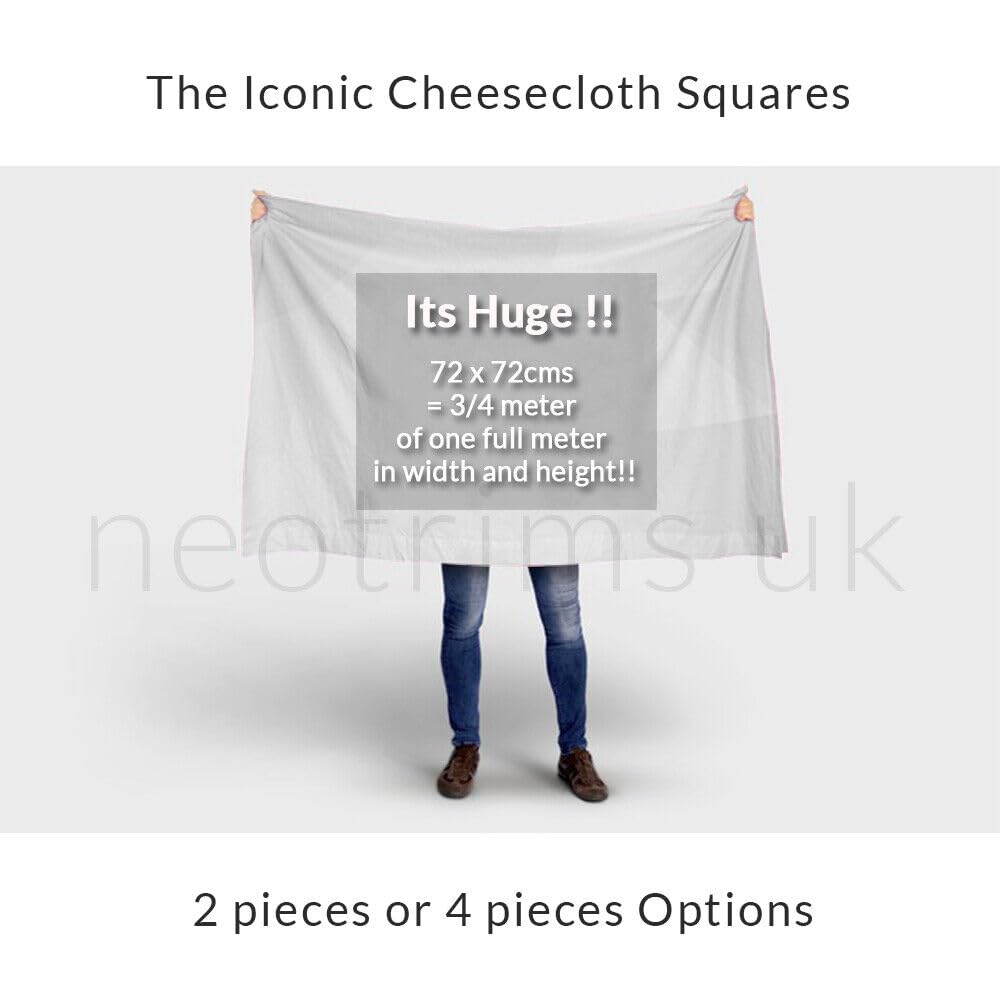 1 stks Grote Witte Katoenen Gaas Kaasdoek Stof Herbruikbare Mousseline 1 stks Grote Witte Katoenen Gaas Kaasdoek Stof Herbruikbare Mousseline