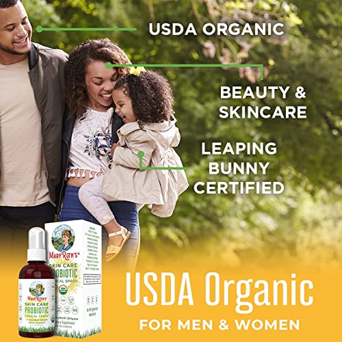 Liquid Probiotics & Organic Topical (Skin) Probiotic Spray Bundle By Maryruth’s | Immune Support | Assists Digestion | Skin Care Supplement. #TOP2