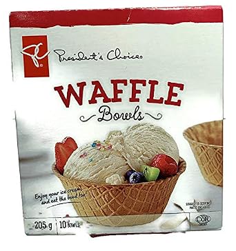 PC ICE Cream Cone Waffle Cone Bowls - 10ct 205g/7.2 oz {Imported from Canada}
