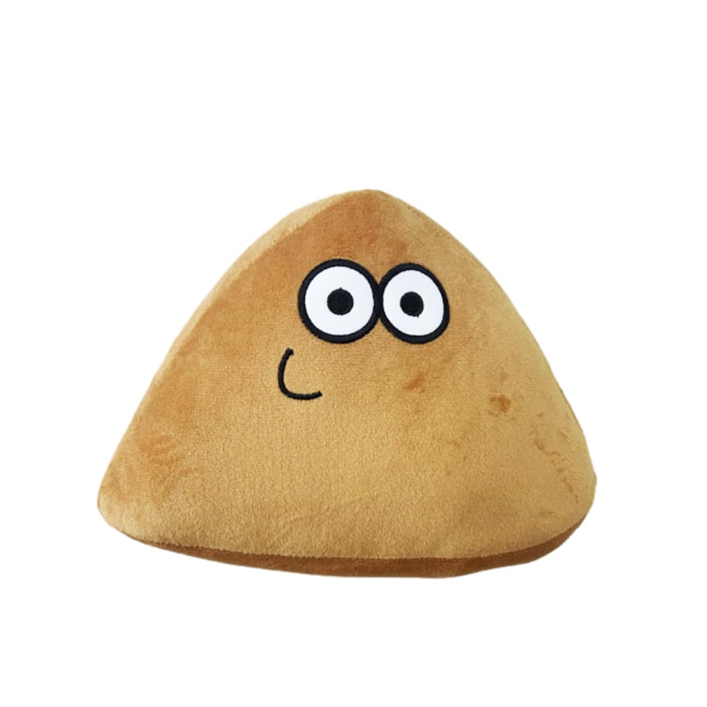 KIXZSAZ Muñeco de Peluche de Alien, Juguete Suave y abrazable para entusiastas de los alienígenas, algodón, Pou, Peluche, Animal Relleno, Regalos de muñecas, Extraterrestre Triangular, 22cm