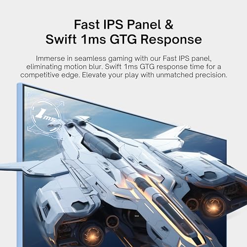Image of Pixio Two PX278 Wave Blue 27 inch 180Hz Refresh Rate FHD 1440p Resolution Fast IPS Panel 1ms GTG Response Time Gaming Monitor and PS1D Wave Blue Dual Monitor Arm - Fits up to 32 inches and 19.8lbs