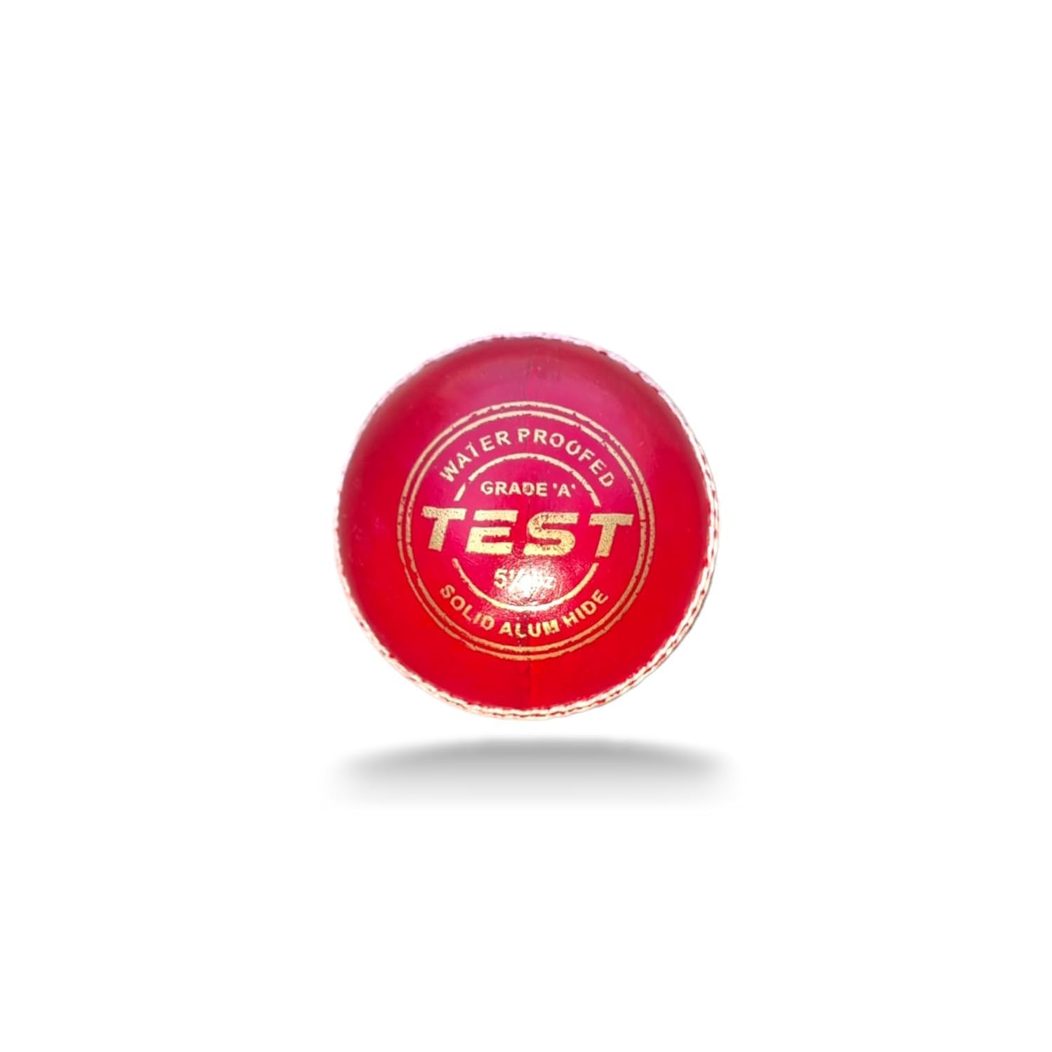 Axtrova Red Leather Cricket Ball, 2 Piece Cricket Ball, Premium Ball, Professional Leather Ball (Pack of 1)-picture-12