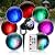 Outdoor Water Wave Lights Projector - KOOT Ocean Ripple Garden Lighting 10 Color LED Waterproof Water Effect with Remote for Christmas Halloween Garden Indoor Wedding Party Holiday Disco Kids