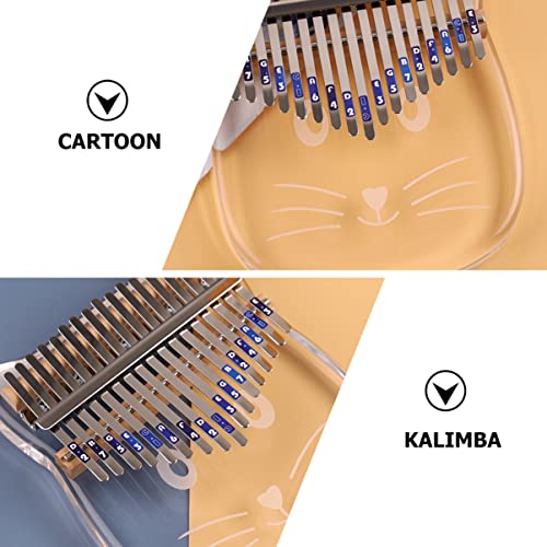 BIENKA 17 Touches Kalimba Kalimba Pouce Piano Kalimba Doigt Piano Mbira Pouce Piano Pouce Piano Transparent Piano - Les Beatles, Paul McCartney, John Lennon, RIngo Starr, George Harrison BIENKA 17 Touches Kalimba Kalimba Pouce Piano Kalimba Doigt Piano Mbira Pouce Piano Pouce Piano Transparent Piano – Image 5