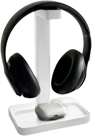 Suporte para headset e Fone De Ouvido Gamer. (Branco)