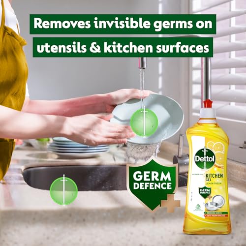 Dettol Kitchen Dish and Slab Gel - 750 ml (Lemon Fresh) - Image 3 thumbnail