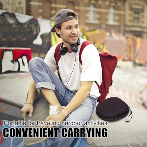 Image of VERTUS Headphone Carrying Hard Storage Bag Pouch Case Cover for Boat Rockerz 480 Bluetooth Headphone (Black)