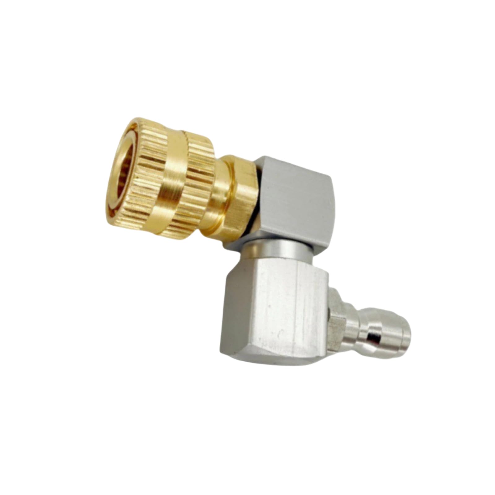 QIAOLIDA 360 Degree Rotating High Pressure Quick Connection Nozzle For Water Hose With 1/4 Inch Fast Release Fitting Metal Constr