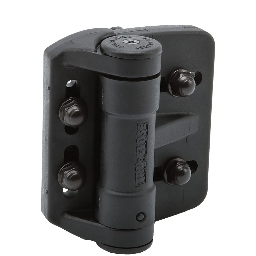 D&D Technologies TruClose Multi-Adjust TCAMA1, Regular Duty Gate Hinge, Self Closes Gates Up to 55 lb, 3-Way Adjustable - Closing Force, Vertical & Horizontal, for Smaller Square Post Gates