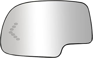 LOIYLLEN Driver Side Mirror Replacement for Chevrolet Chevy Silverado Suburban Tahoe Avalanche GMC Sierra Yukon Cadillac Escalade Mirrors Glass Left Side Heated Rear View Mirror with Power Signal