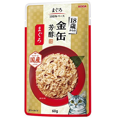 金缶 芳醇パウチ 18歳からのまぐろ 60g×12個