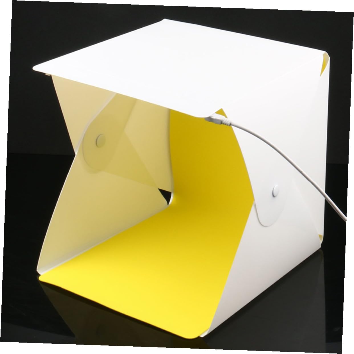 Toddmomy Mini Cubo Luminosa della Luce Mini Scatola Fotografica Sfondi di Diversi Colori Leggera per Fotografia Produzione di Video Commerciali Alimentata Tramite Porta USB