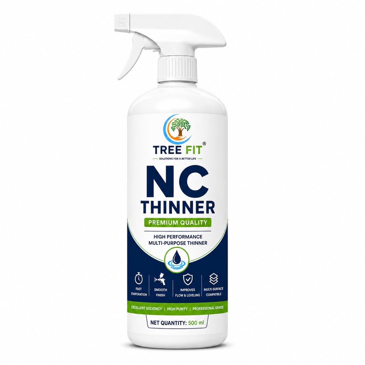 NC Multipurpose Thinner | Professional Grade Paint Thinner & Reducer | For All Type Paints, Auto Paints & Lacquer | Spray Gun & Brush Cleaner | Fast Evaporation | High Solvency | Household, Industrial & Automotive Use-picture-13