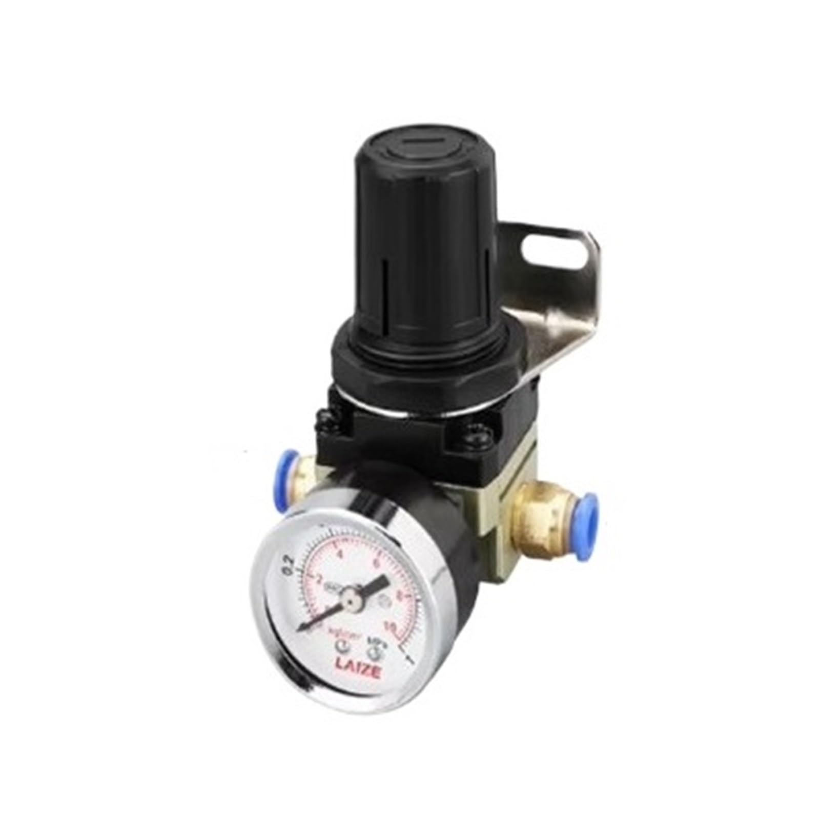 Wenwendianzi Ar2000-4Mm Ar2000 G1/4 Mini Pneumatic Reducing Valve With Gauge For Compressor(Ar2000-4Mm)