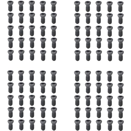 100PCS Torx Screw M2.2x5mm Used for Replacing Carbide Cutting Inserts for CNC Lathe Tools, Grade 12.9 Round Head Alloy Steel hexalobular Internal Socket Screw