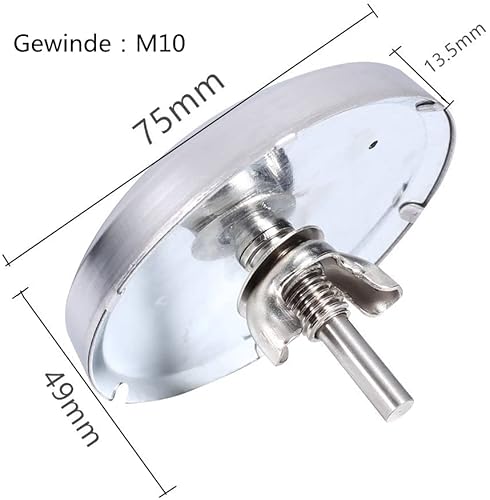 Hicello Thermometer Grill BBQ Deckelthermometer Barbecue Pit Smoker Grill Thermometer 100°F - 1000°F (50°C - 500°C) Gewinde M10
