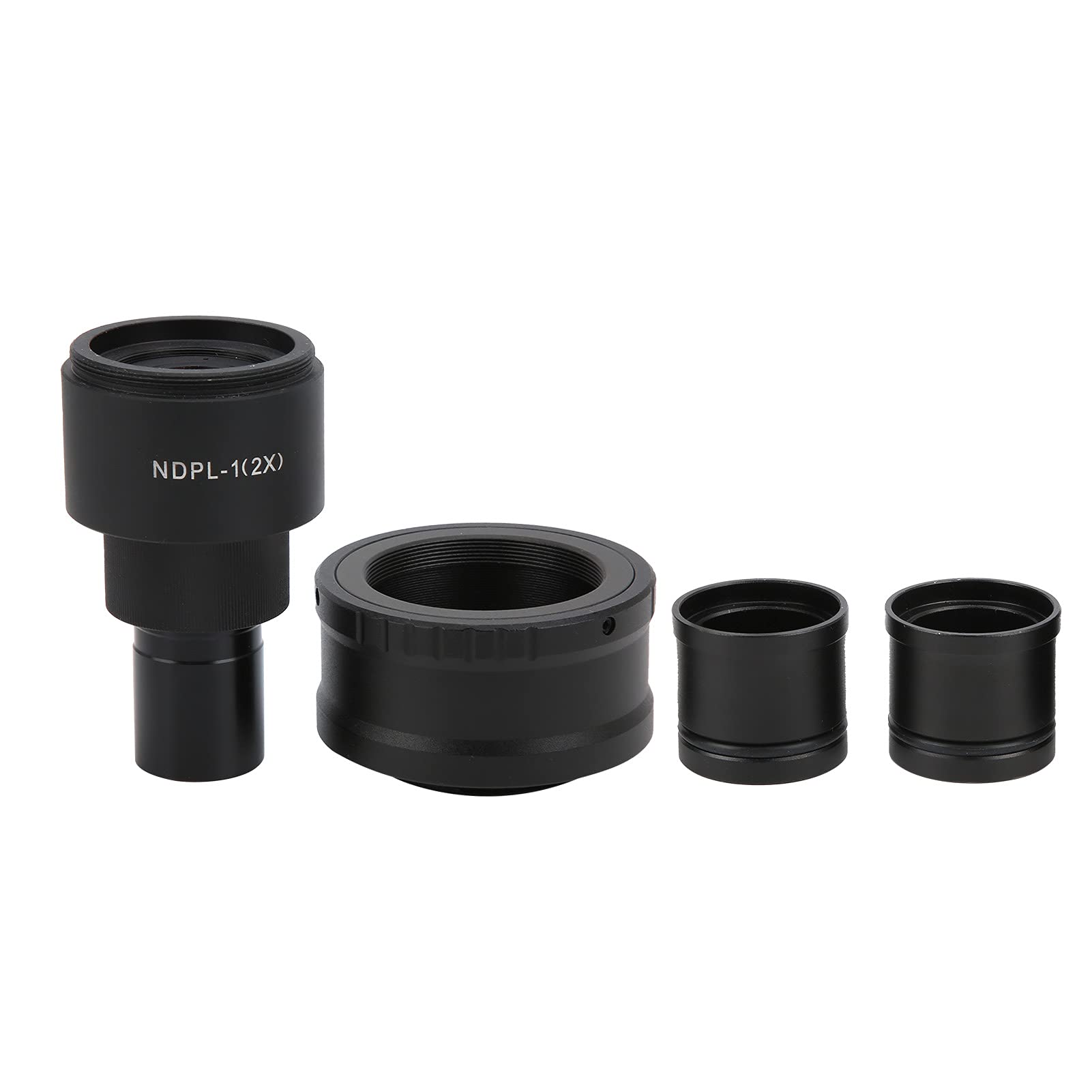 Obiektyw Mikroskopu Obiektyw Mikroskopu ze Stopu Aluminium T2 NX M42x0,75 Mm Adapter 2X do Aparatu Bezlusterkowego Biologiczny Mikroskop Stereoskopowy do Wykorzystania zdjęć