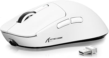 ATTACK SHARK X3 Wireless Gaming Mouse 49g Ergonomic Computer Mouse Triple.
