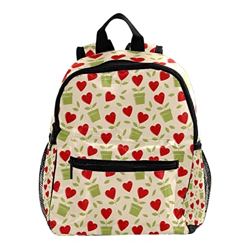 Sac à dos vintage rétro pour la Saint Valentin idéal comme sac scolaire et de voyage polyvalent