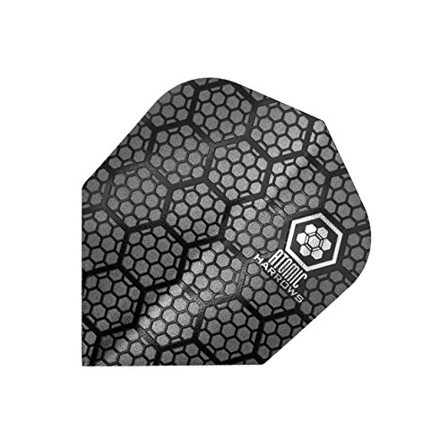 Harrows Atomic Flights 100 Micron by Thor-Sports, Diverse Farben, Standardform, extra Strong (1 Set (3 Stück), Silber) Cover