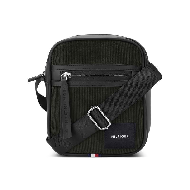 Unisex Crossbody Bag KYLAN | Soft Corduroy & PU Textured Sling with Internal Zipper Pocket | Compact Travel & Daily Shoulder Bag | Stylish and Trendy crossbody Bag-image-40