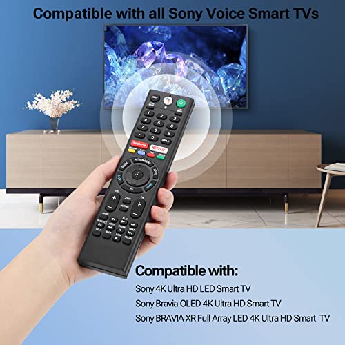 Image of for Sony-TV-Remote-Voice, Replacement for Sony Bravia Remote RMF-TX310U for All OLED LED Smart TVs with Voice Control, 1-Year Warranty
