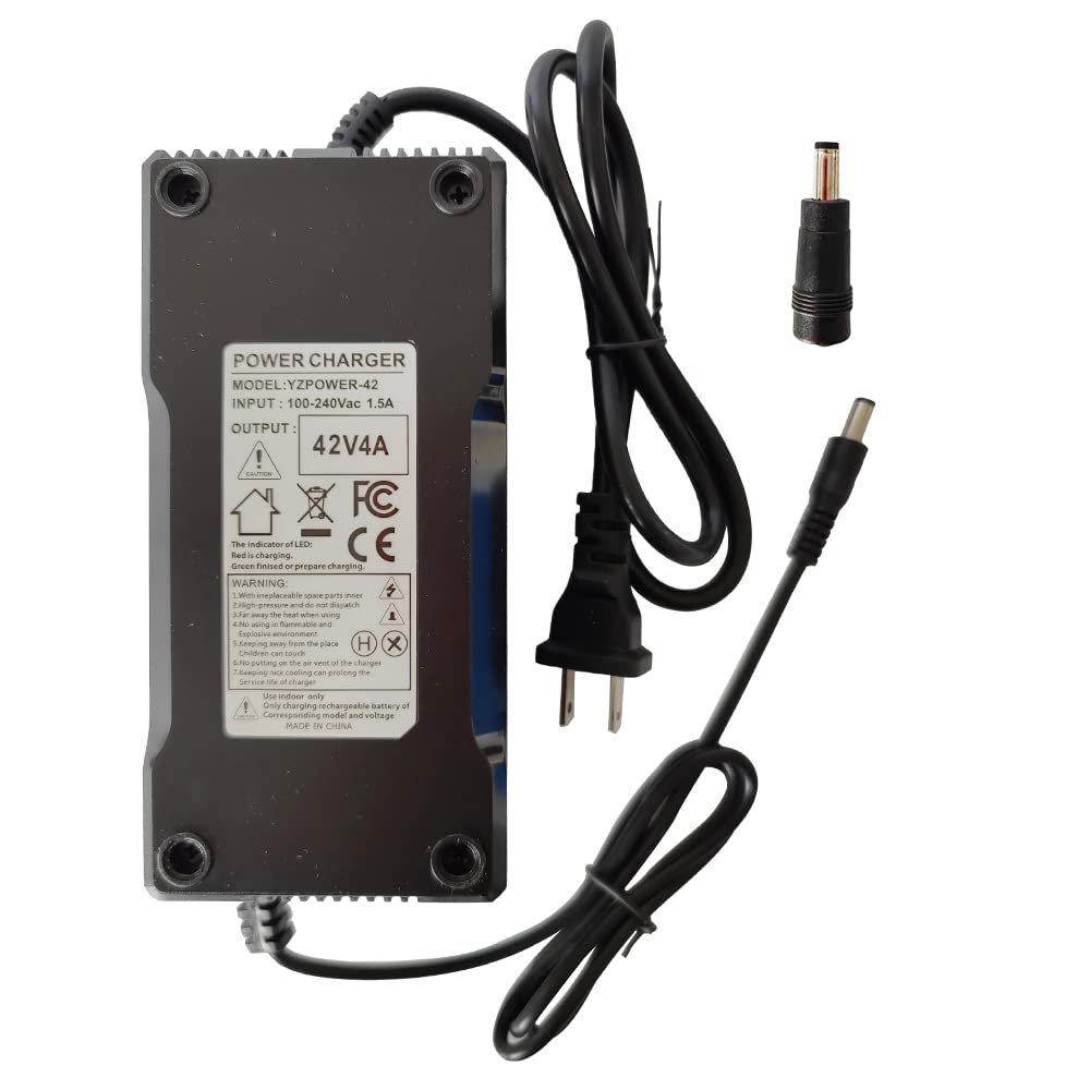 Amazon | Abakoo 42V 4A バッテリー充電器アダプター 36Vリチウム 
