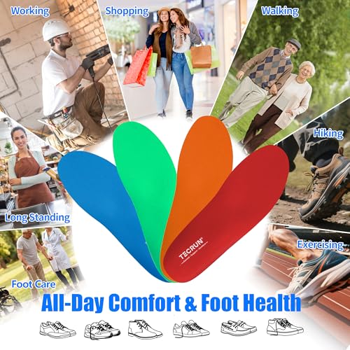 Plantar Fasciitis Insole Arch Support Inserts Women Men for All Day Comfort - image 7