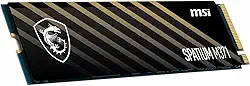MSI SPATIUM M371 NVMe M.2 500 GB - PCIe 3x4 NVMe M.2 Unidade de estado sólido interna, leitura de 2200 MB/s e gravação de 1150 MB/s, NAND 3D, segurança de dados integrada, central