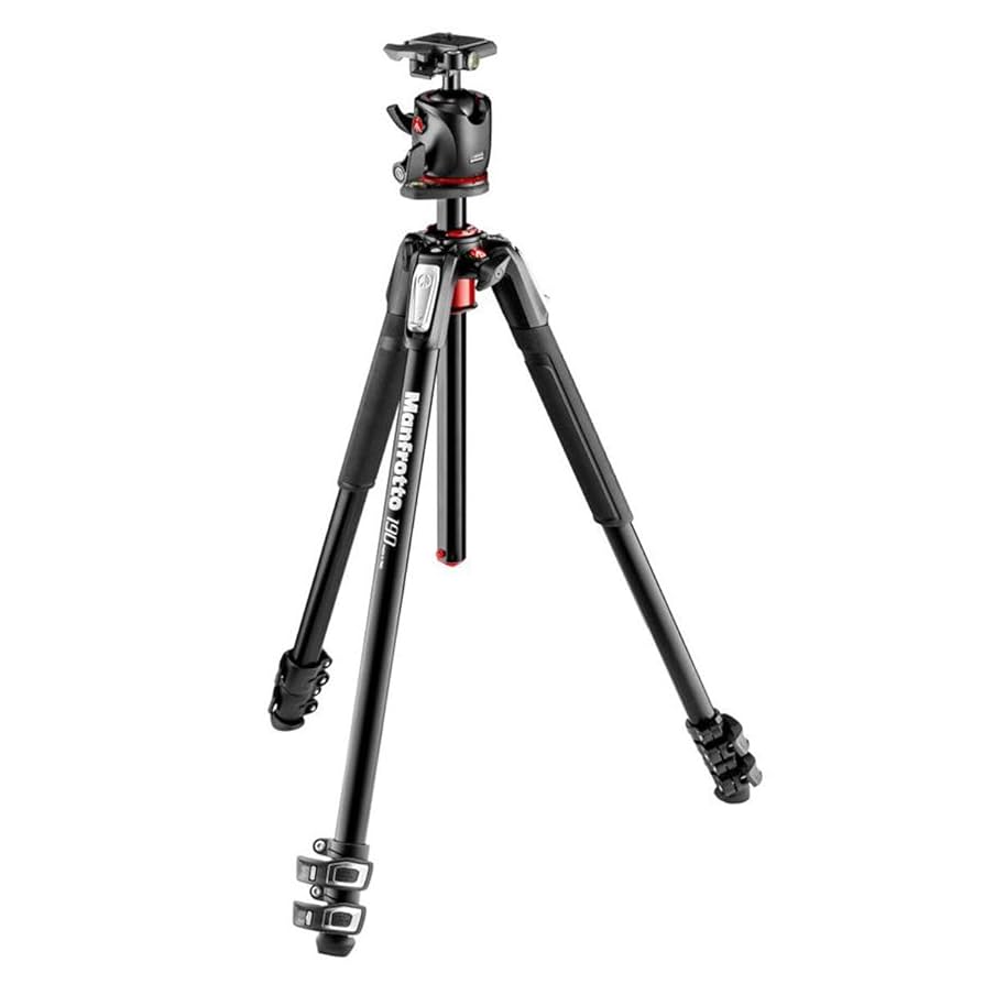 Amazon.com : Manfrotto 190 3-Section Aluminum Tripod with