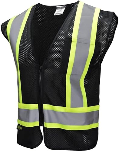 Miniatura 10 de Radians SV22-1 Economy Tipo O Clase 1 Chaleco de Seguridad Tamaño Pequeño, Malla Rosa con Cinta de Contraste - 1 Cada