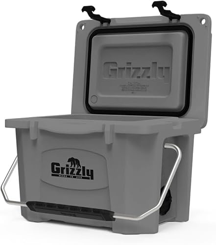 Miniatura 3 de Grizzly 20 Cooler  Cofre de hielo de 20 cuartos de galón duradero con aislamiento rotomoldeado  Fabricado en Estados Unidos  Garantía de por vida