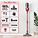 elezon A200 Cordless Vacuum Cleaner, Stick Vacuum with Powerful Suction, 38 Mins Runtime, Rechargeable Battery, HEPA Filter, Portable Lightweight Vacuum Cleaners for Home, Hard Floor, Pet Hair
