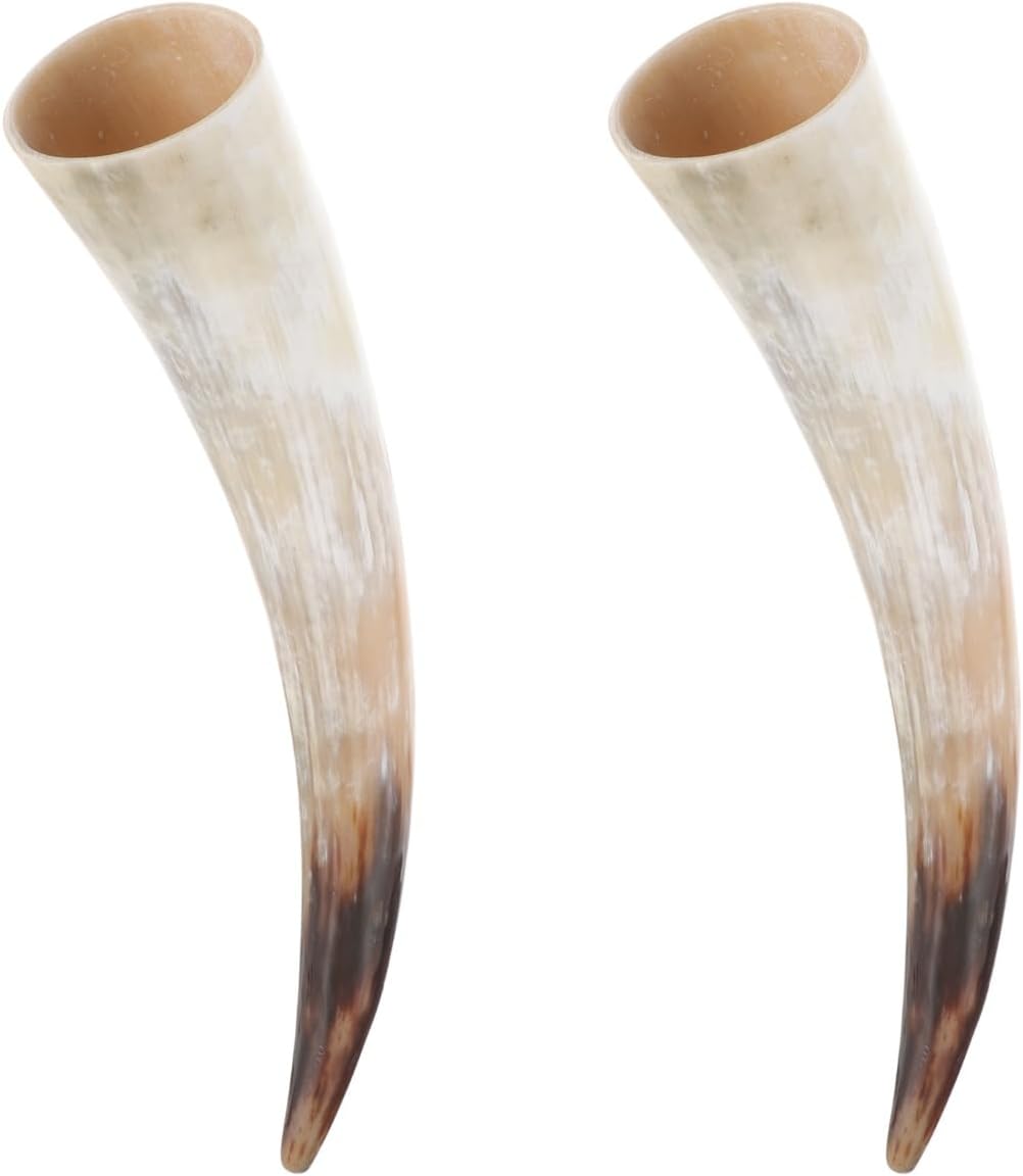 YARNOW 2pcs Horn Vase Farmhouse Horn Wall Decor Animal Horn