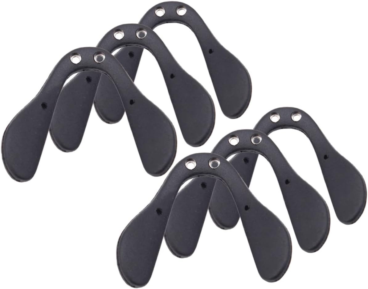 FOMIYES 12pcs Adjustable Replaceable Glasses Nose Pads Comfortable Non- Cushions for Eyeglass Frames for Sunglasses and Decorative Glasses