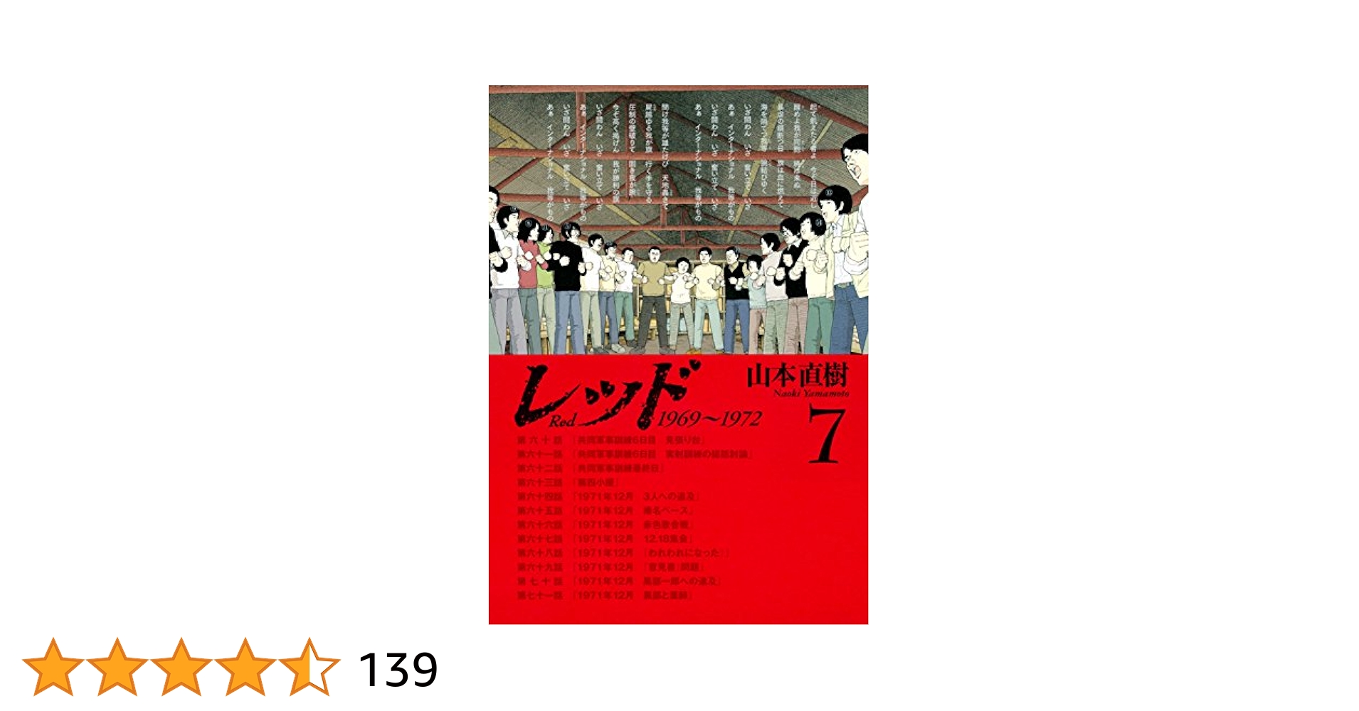 青年漫画 RED レッド 1969～1972（7） (イブニングコミックス