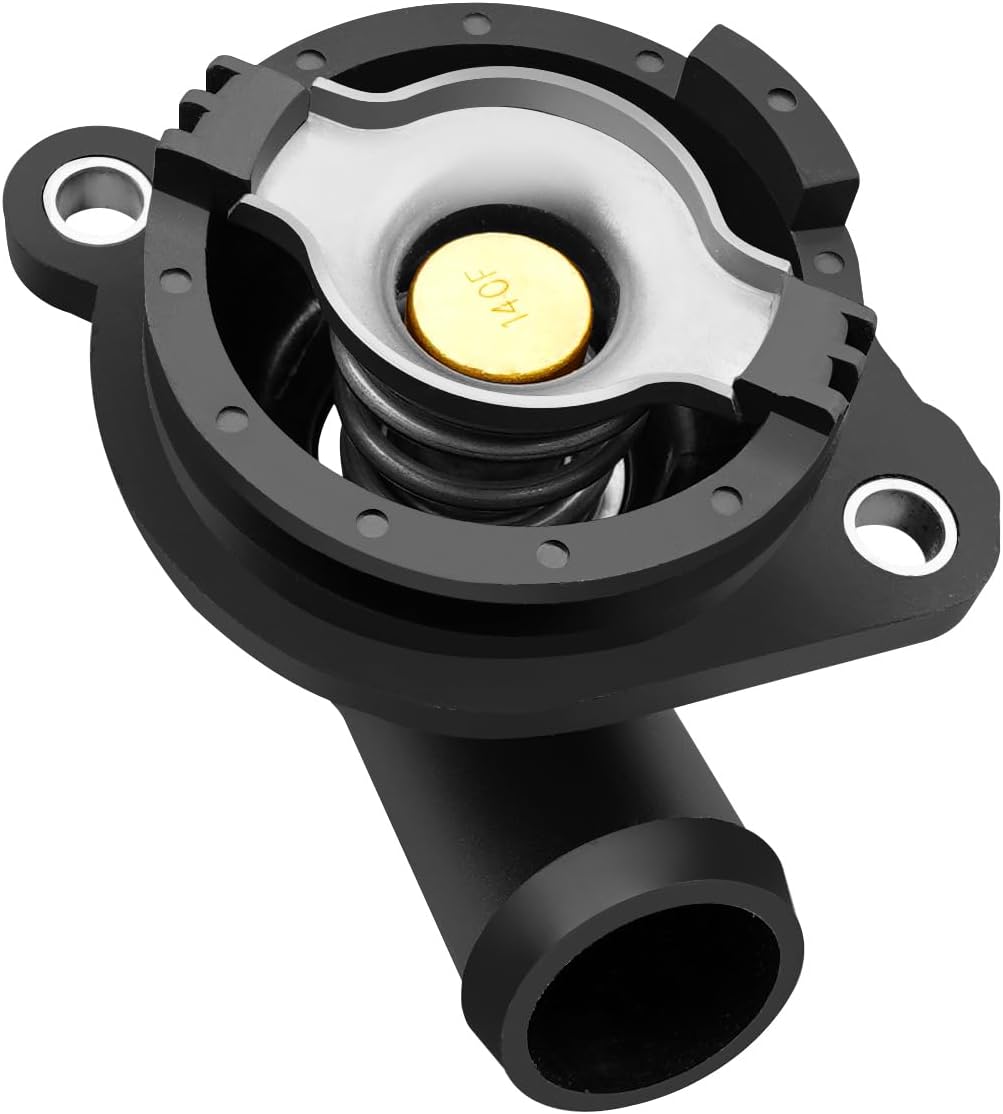 Engine Coolant Thermostat Housing Assembly Fit for Mercury 175-300HP and 450R 3.4L V6 and 4.6L V8 4-Stroke Outboards(serial no. 2B529482 & above), Replace 8M0162139