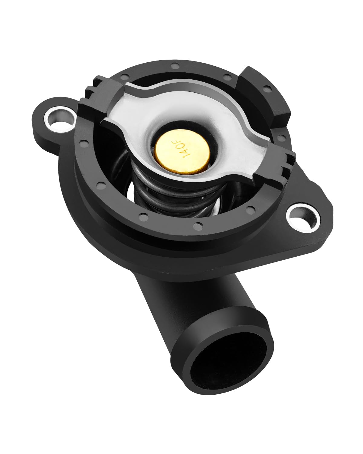 OCHIKI Engine Coolant Thermostat Housing Assembly Fit for Mercury 175-300HP and 450R 3.4L V6 and 4.6L V8 4-Stroke Outboards(serial no. 2B529482 & above), Replace 8M0162139