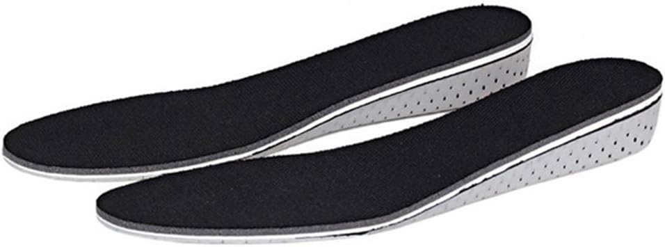 Lifemall SP Unisex EVA Wool Black Shoe Pad Height Increase Insole Insert Cushion Elevator Taller Heel Lift (M(1.3inch))
