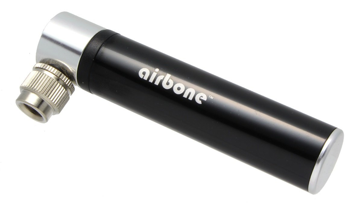 EyezOff Airbone ZT702 Supernova Ultra-Compact Bicycle Pump for Schrader/Presta (9.9cm) Black